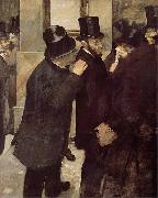Edgar Degas Portraits at the Stock Exchange Germany oil painting artist